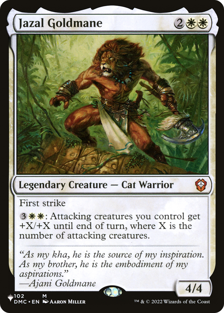 Jazal Goldmane [The List] Magic: The Gathering
