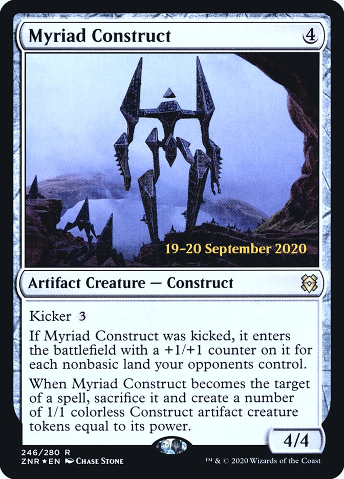 Myriad Construct [Zendikar Rising Prerelease Promos] Magic: The Gathering