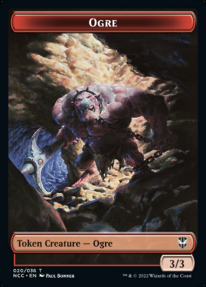 Ogre // Insect Double-Sided Token [Streets of New Capenna Commander Tokens] Magic: The Gathering