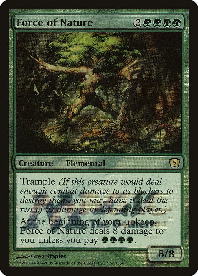Force of Nature [Ninth Edition Promos] Magic: The Gathering