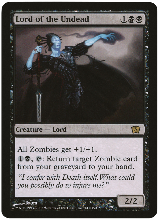 Lord of the Undead (Oversized) [Eighth Edition Box Topper] Magic: The Gathering