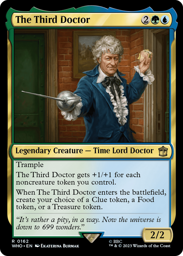 The Third Doctor [Doctor Who] Magic: The Gathering