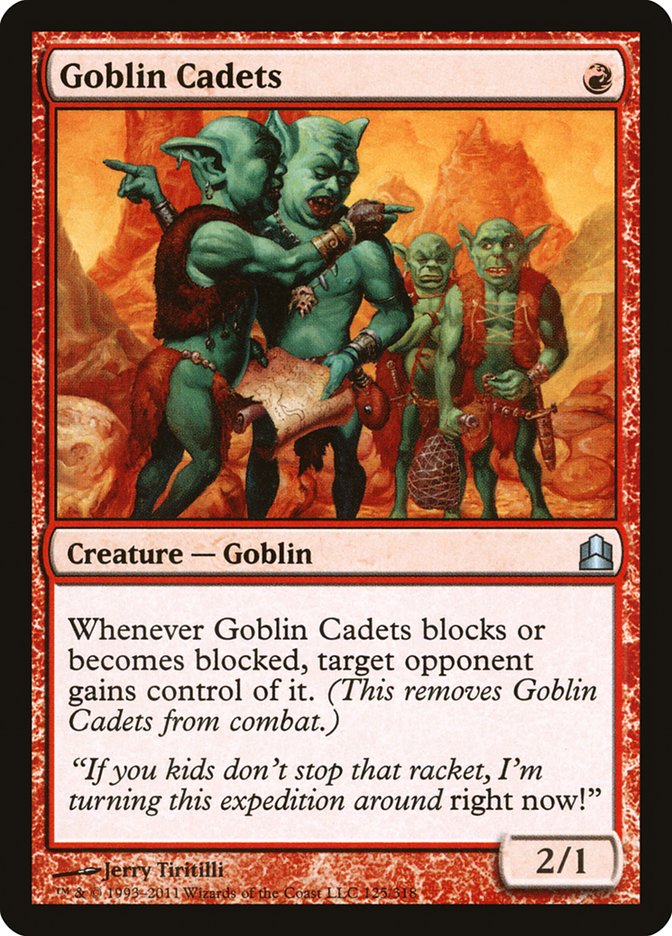 Goblin Cadets [Commander 2011] Magic: The Gathering