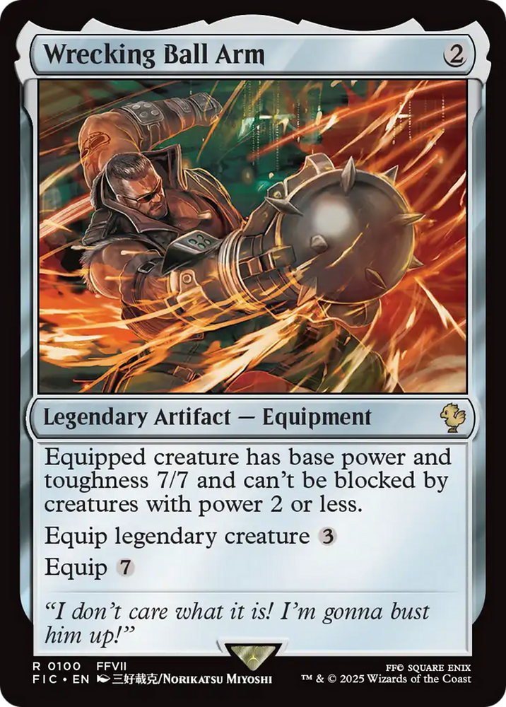 Wrecking Ball Arm [FINAL FANTASY Commander] Magic: The Gathering
