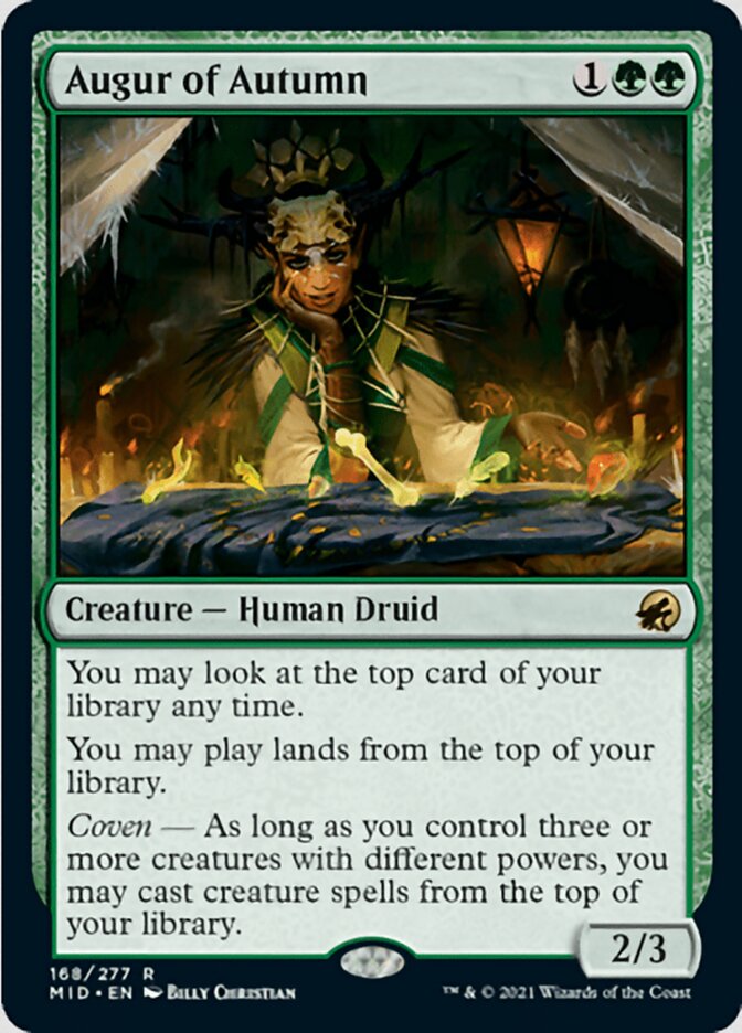 Augur of Autumn [Innistrad: Midnight Hunt] Magic: The Gathering