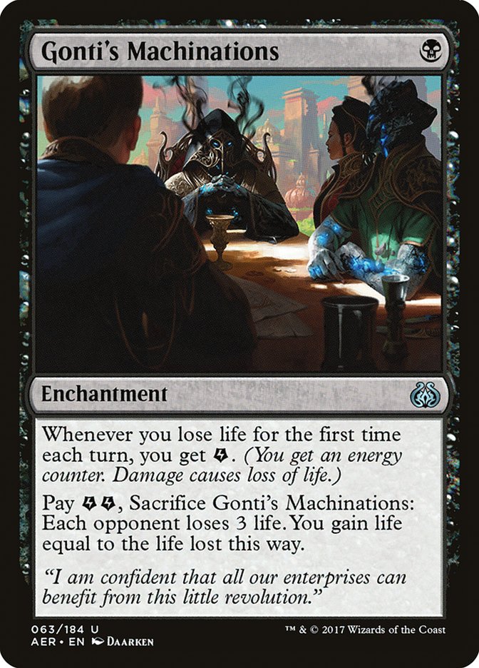 Gonti's Machinations [Aether Revolt] Magic: The Gathering