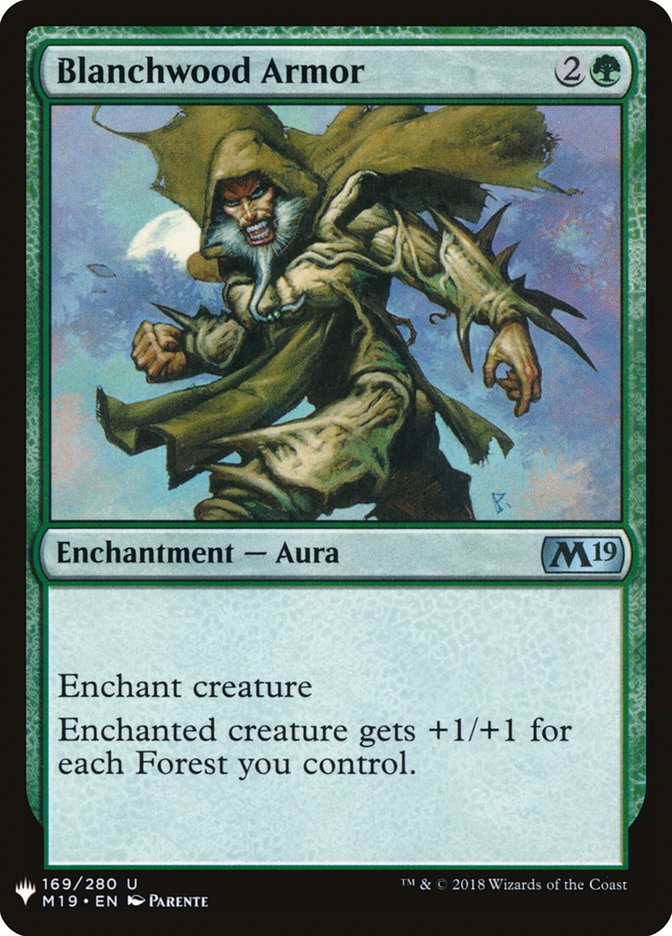 Blanchwood Armor [Mystery Booster] Magic: The Gathering