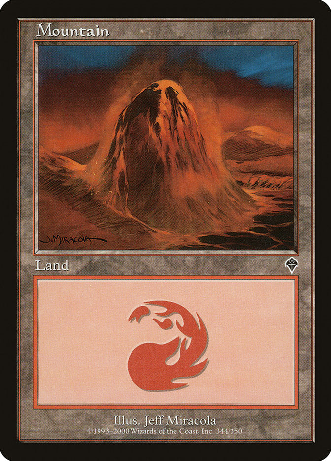 Mountain (344) [Invasion] Magic: The Gathering