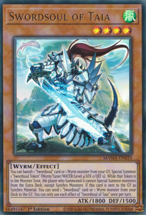 Swordsoul of Taia [MAMA-EN035] Ultra Rare - Yugioh Cards For Your TCG Needs!