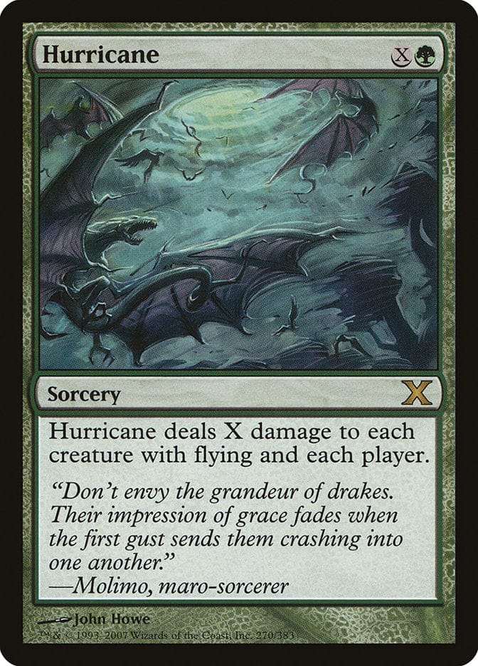 Hurricane [Tenth Edition] Magic: The Gathering