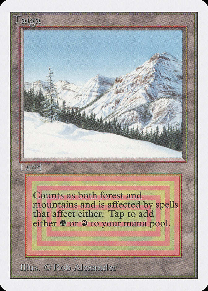 Taiga [Unlimited Edition] Magic: The Gathering