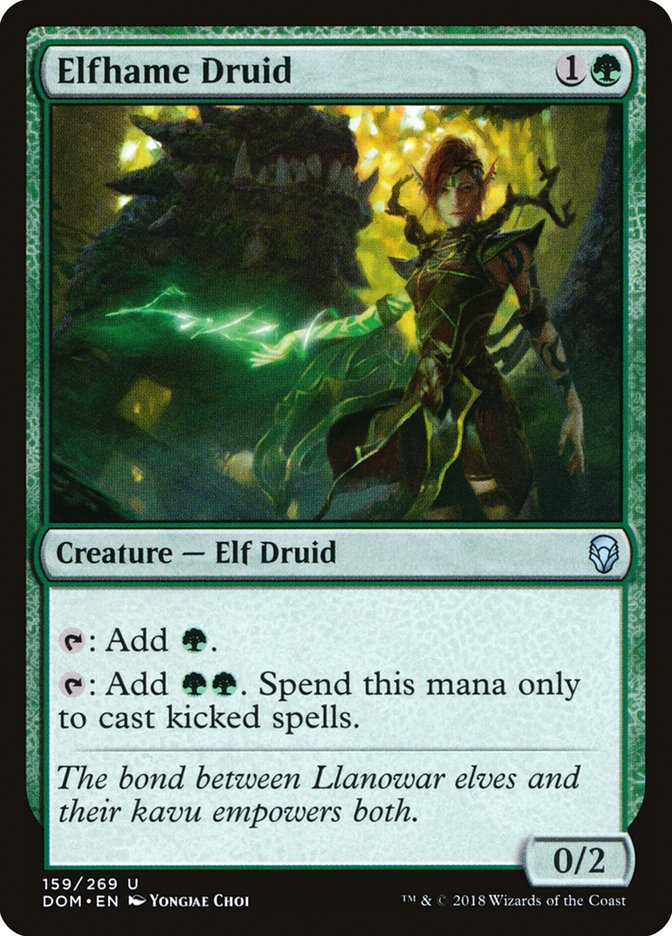 Elfhame Druid [Dominaria] Magic: The Gathering