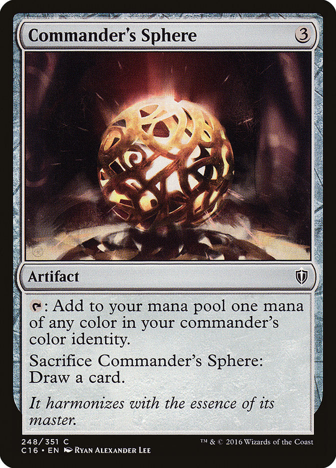Commander's Sphere [Commander 2016] Magic: The Gathering