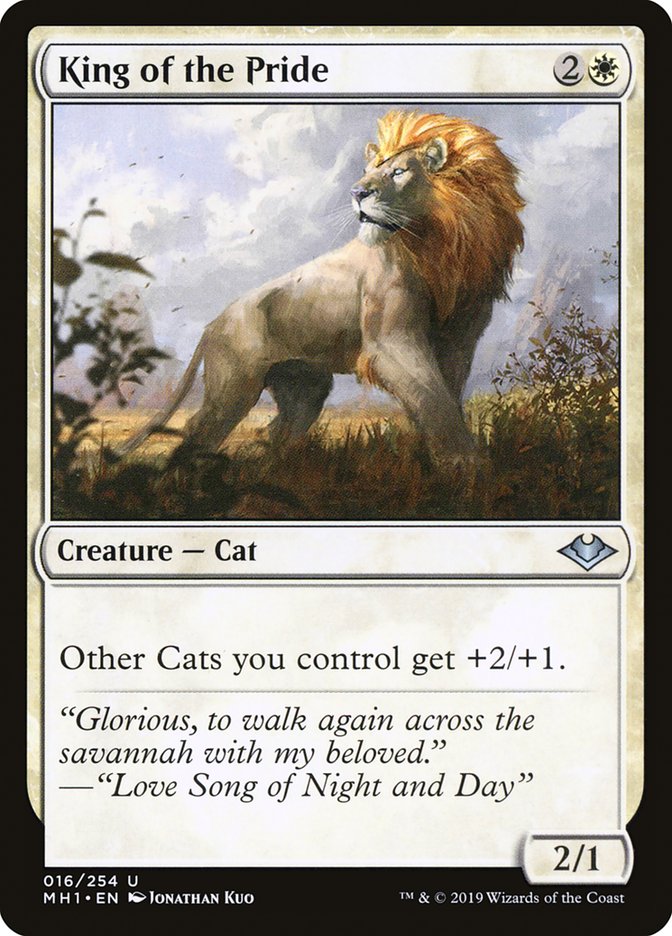 King of the Pride [Modern Horizons] Magic: The Gathering