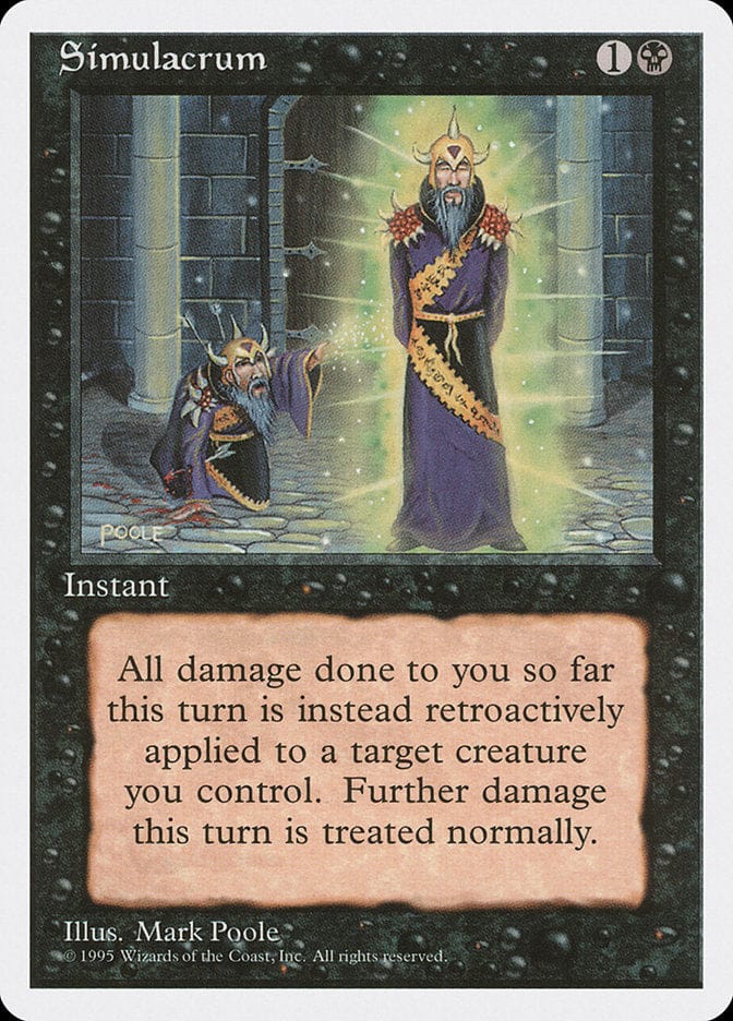 Simulacrum [Fourth Edition] Magic: The Gathering