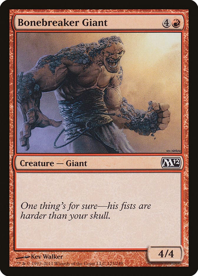 Bonebreaker Giant [Magic 2012] Magic: The Gathering