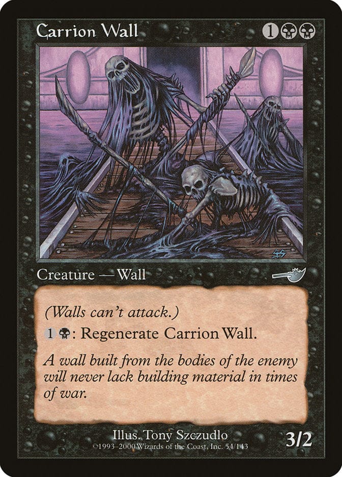 Carrion Wall [Nemesis] Magic: The Gathering