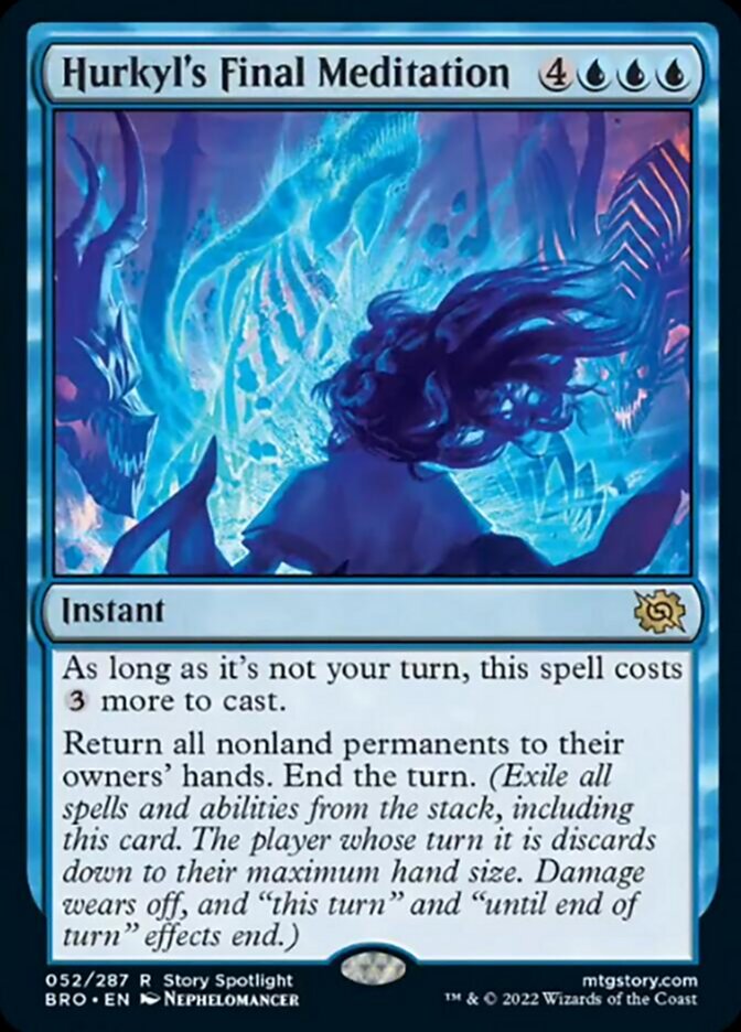 Hurkyl's Final Meditation [The Brothers' War] Magic: The Gathering