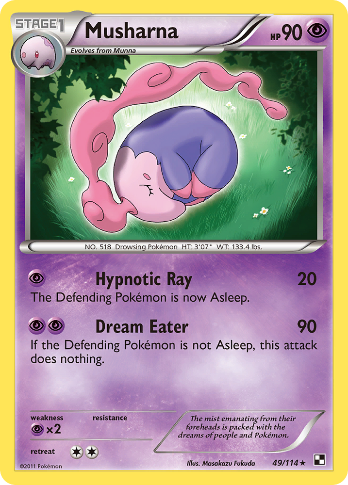 Musharna (49/114) [Black & White: Base Set] Pokémon