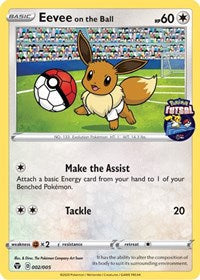 Eevee on the Ball (002/005) [Miscellaneous Cards] Pokémon