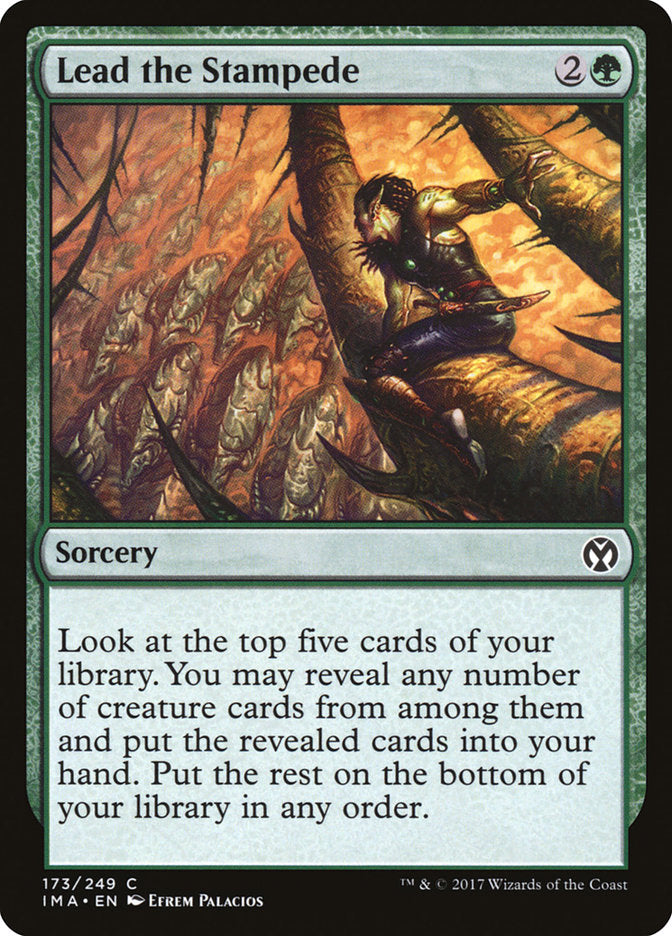 Lead the Stampede [Iconic Masters] Magic: The Gathering