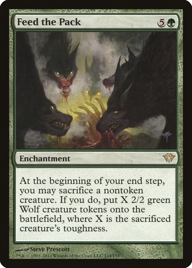 Feed the Pack [Dark Ascension] Magic: The Gathering