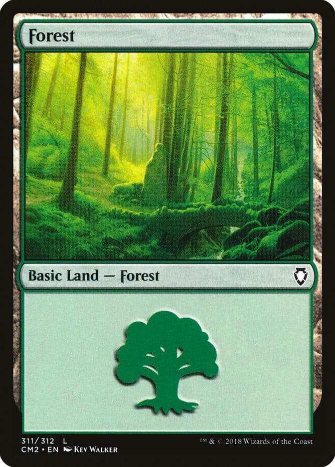 Forest (311) [Commander Anthology Volume II] Magic: The Gathering