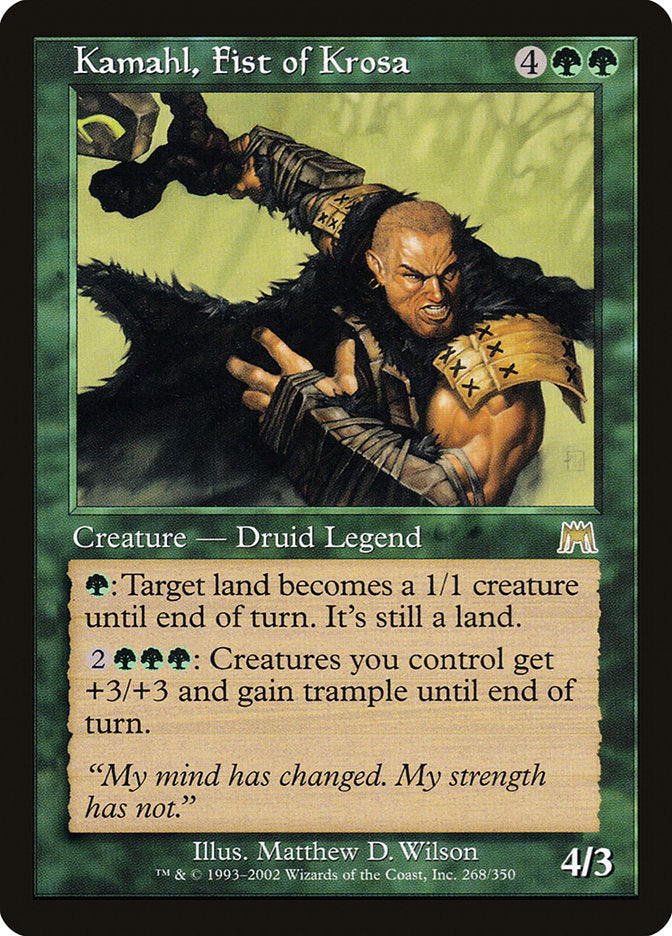 Kamahl, Fist of Krosa [Onslaught] Magic: The Gathering