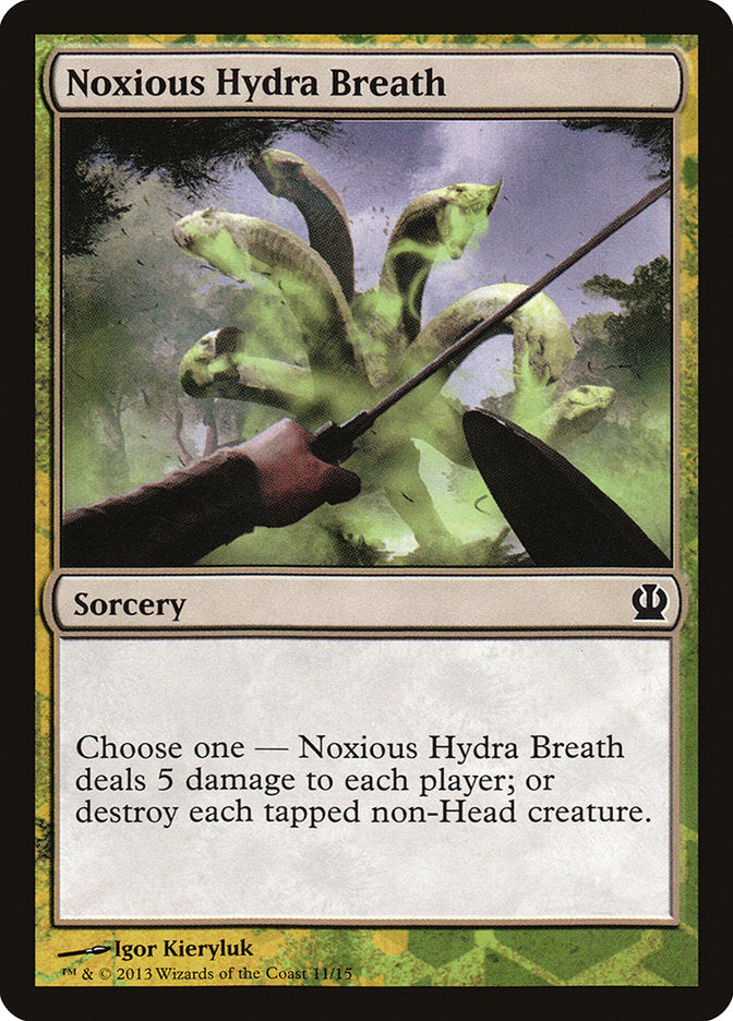 Noxious Hydra Breath [Theros Face the Hydra] Magic: The Gathering