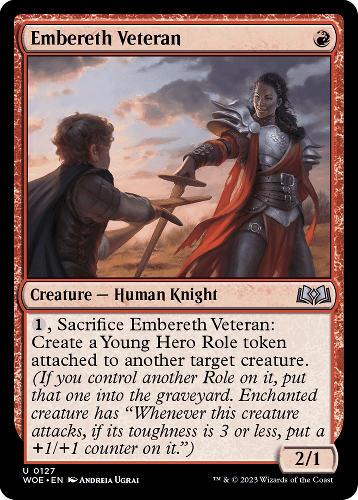 Embereth Veteran [Wilds of Eldraine] Magic: The Gathering