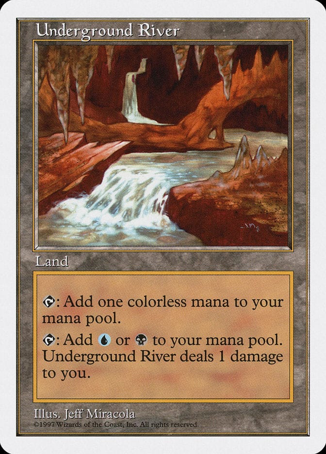 Underground River [Fifth Edition] Magic: The Gathering
