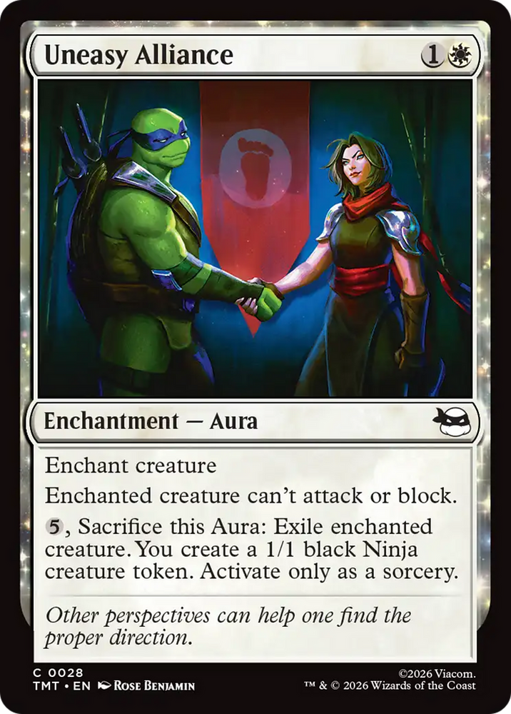 Uneasy Alliance [Teenage Mutant Ninja Turtles] Magic: The Gathering