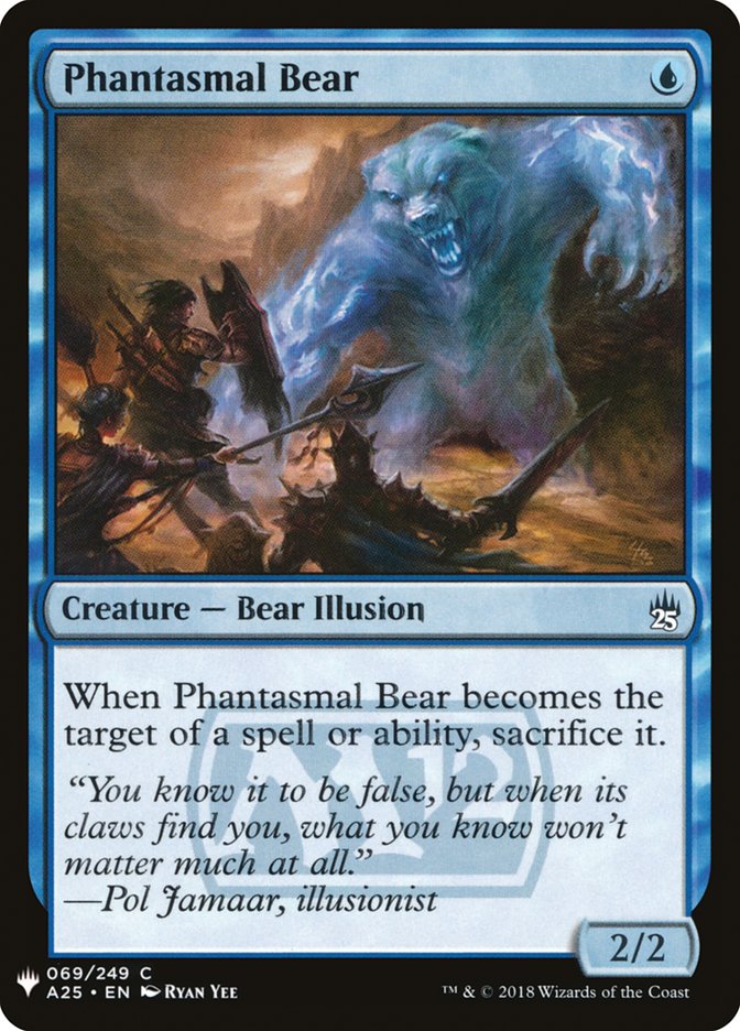 Phantasmal Bear [Mystery Booster] Magic: The Gathering