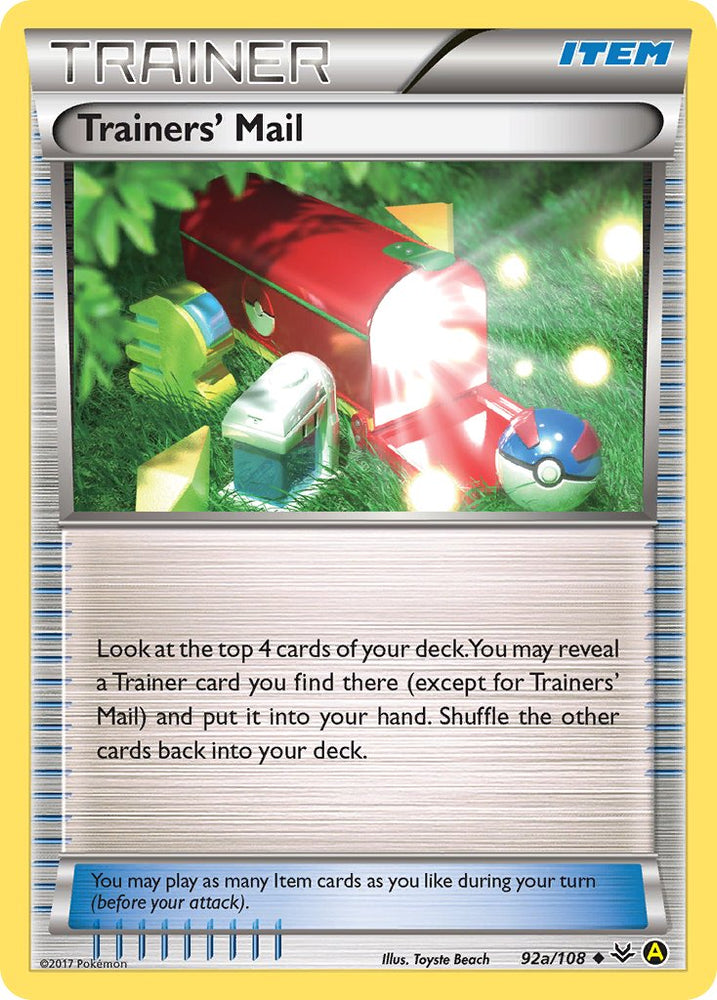 Trainers' Mail (92a/108) [Alternate Art Promos] Pokémon