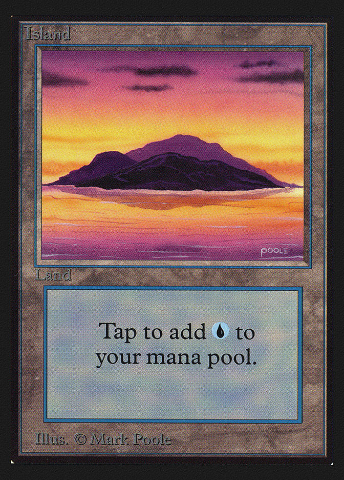 Island (Sunset / Signature on Right) [Collectors' Edition] Magic: The Gathering