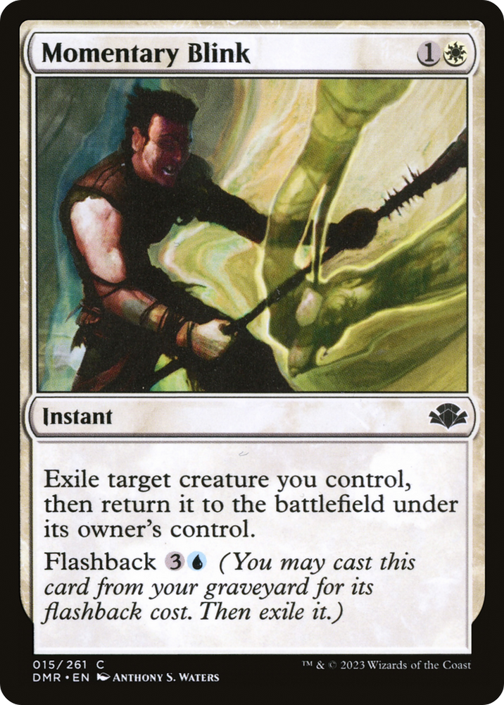 Momentary Blink [Dominaria Remastered] Magic: The Gathering