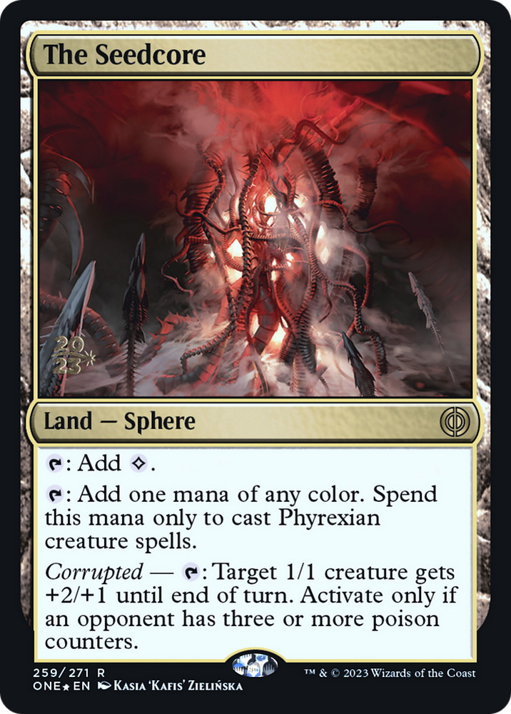 The Seedcore [Phyrexia: All Will Be One Prerelease Promos] Magic: The Gathering