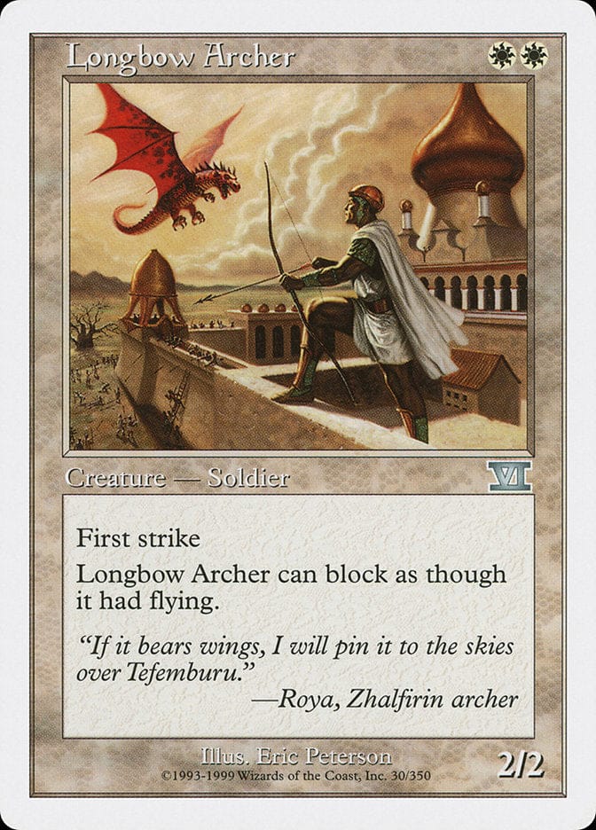 Longbow Archer [Classic Sixth Edition] Magic: The Gathering
