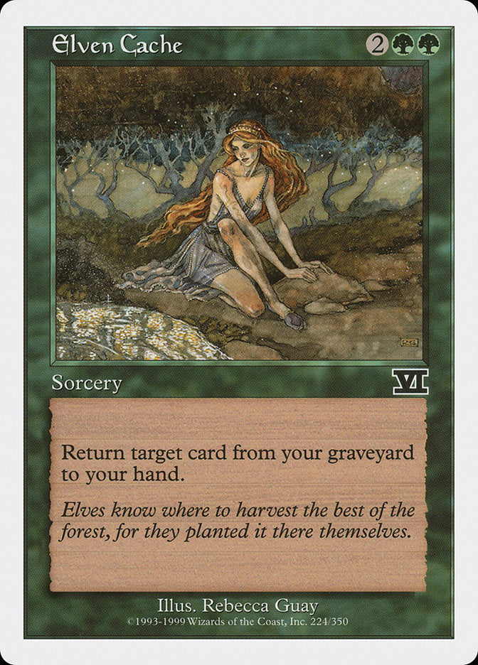 Elven Cache [Classic Sixth Edition] Magic: The Gathering