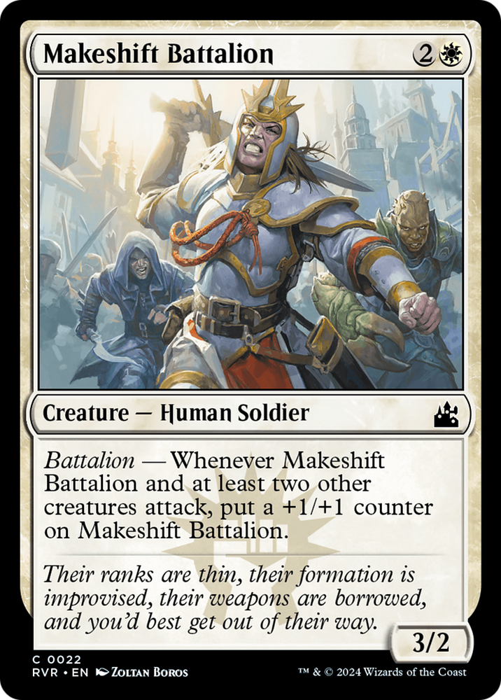 Makeshift Battalion [Ravnica Remastered] Magic: The Gathering