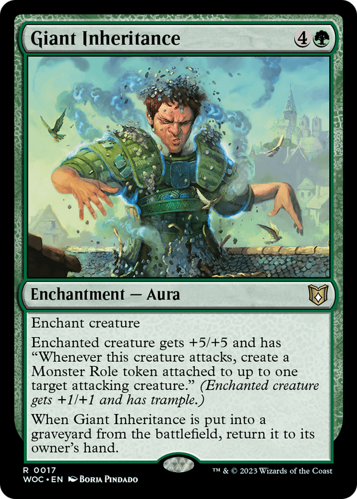 Giant Inheritance [Wilds of Eldraine Commander] Magic: The Gathering