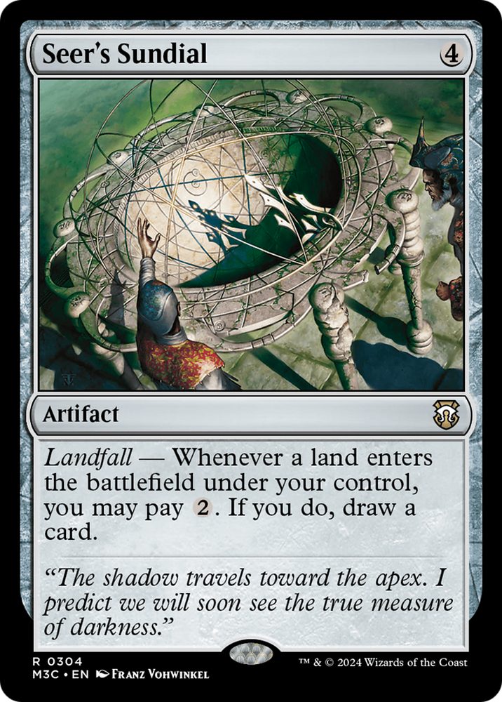 Seer's Sundial (Ripple Foil) [Modern Horizons 3 Commander] Magic: The Gathering