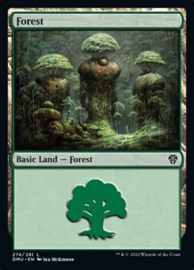 Forest (274) [Dominaria United] Magic: The Gathering