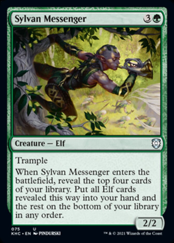 Sylvan Messenger [Kaldheim Commander] Magic: The Gathering