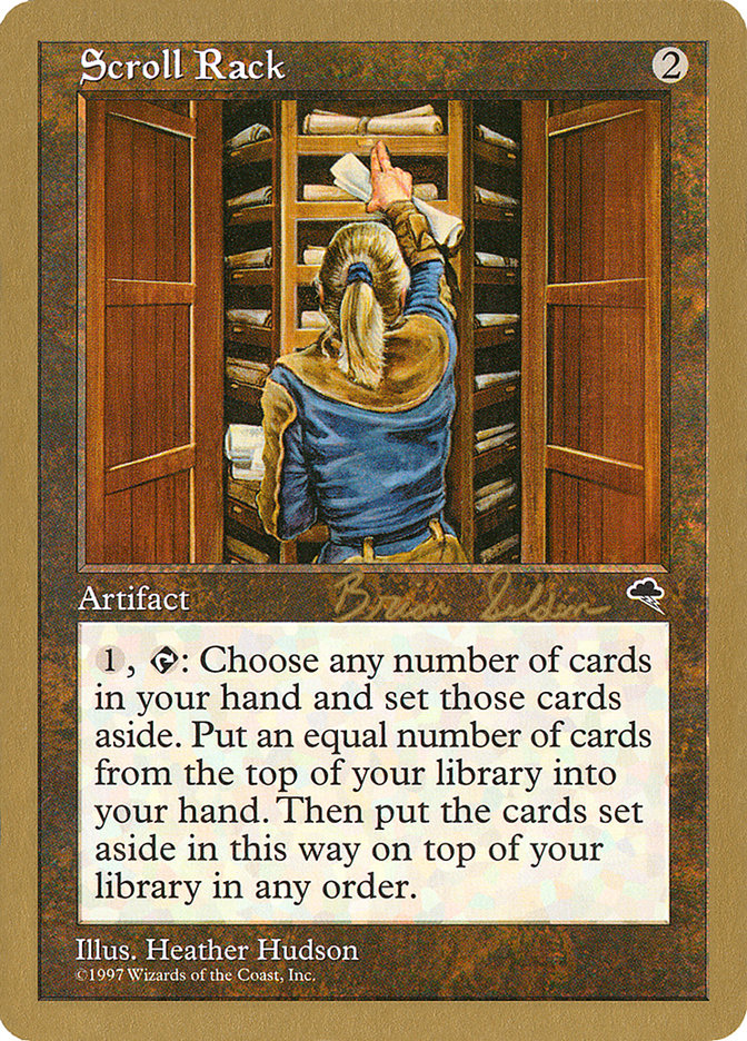 Scroll Rack (Brian Selden) [World Championship Decks 1998] Magic: The Gathering