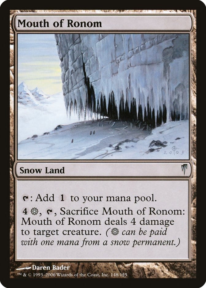 Mouth of Ronom [Coldsnap] Magic: The Gathering