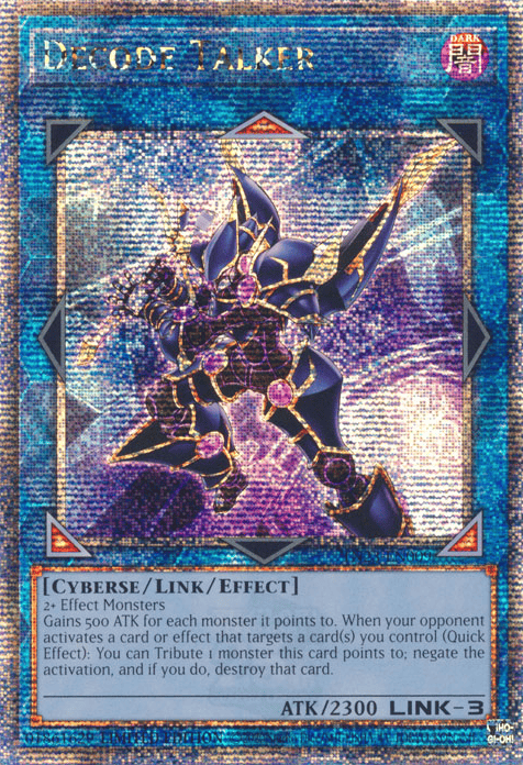 Decode Talker [TN23-EN009] Quarter Century Secret Rare - Yugioh Cards For Your TCG Needs!