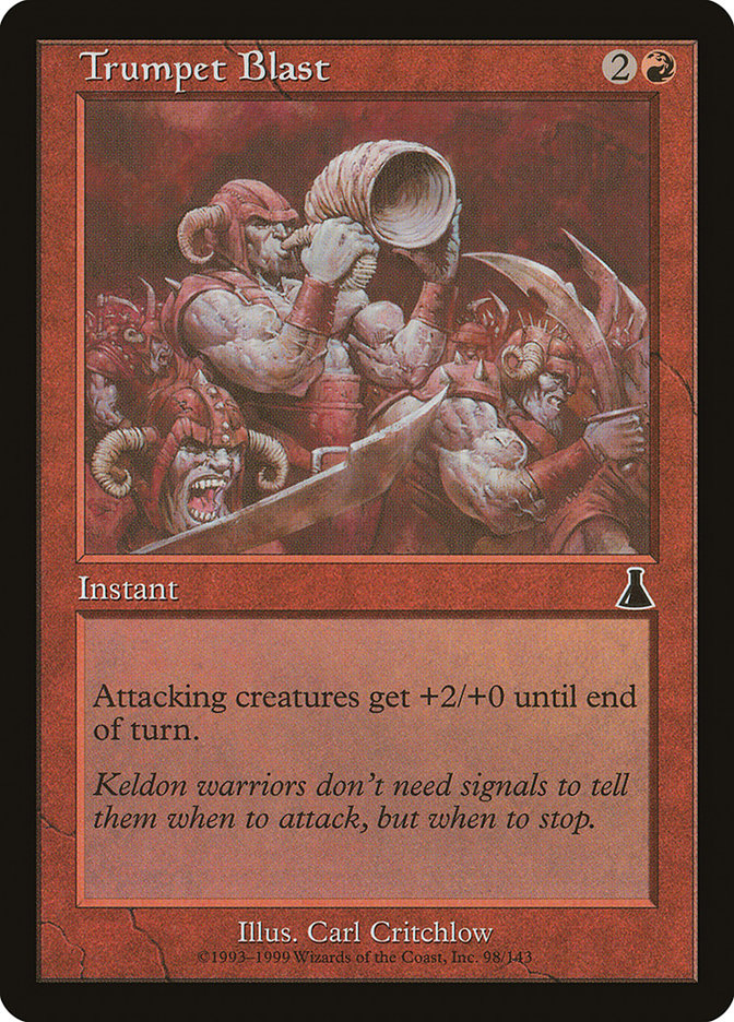 Trumpet Blast [Urza's Destiny] Magic: The Gathering