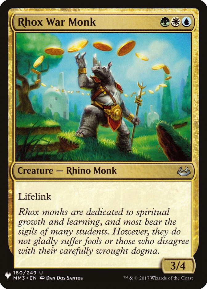 Rhox War Monk [Mystery Booster] Magic: The Gathering