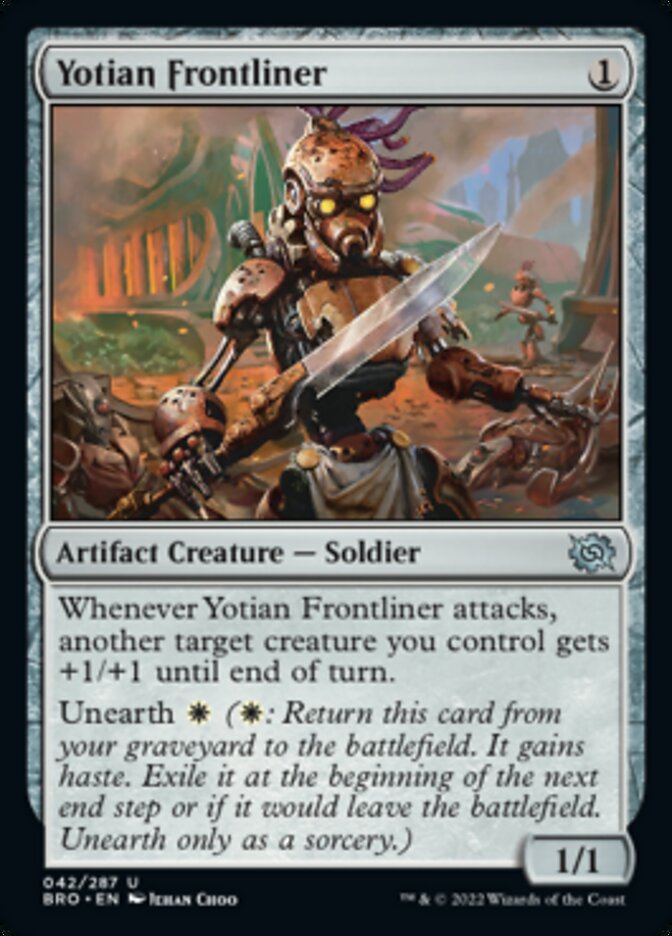 Yotian Frontliner [The Brothers' War] Magic: The Gathering
